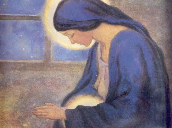 virgen maria adviento