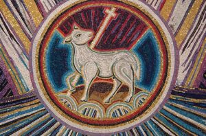 art mosaic lamb of god