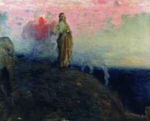 Ilya Repin Follow me Satan Temptation of Jesus Christ