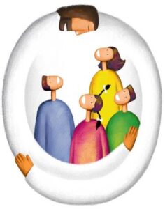 famiglia con dio
