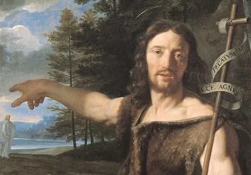 Giovanni Battista indica Cristo jpeg