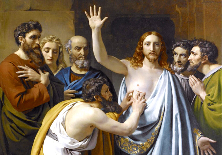 Francois Jhoseph Navez Lincredulità di S. Tommaso