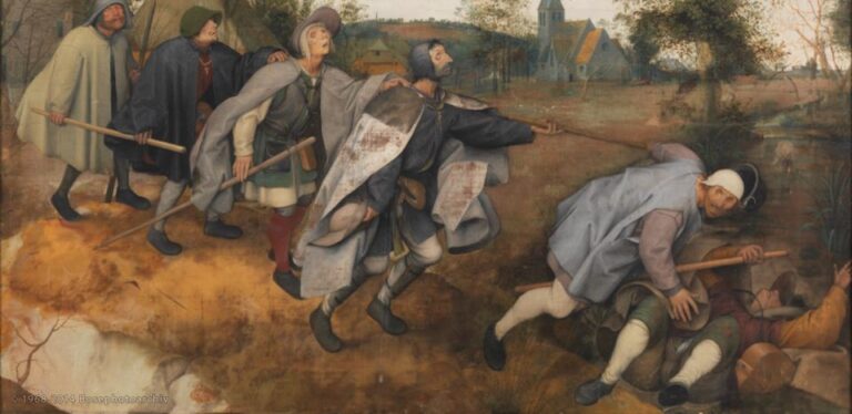 parabola dei ciechi Dipinto di Pieter Bruegel il Vecchio