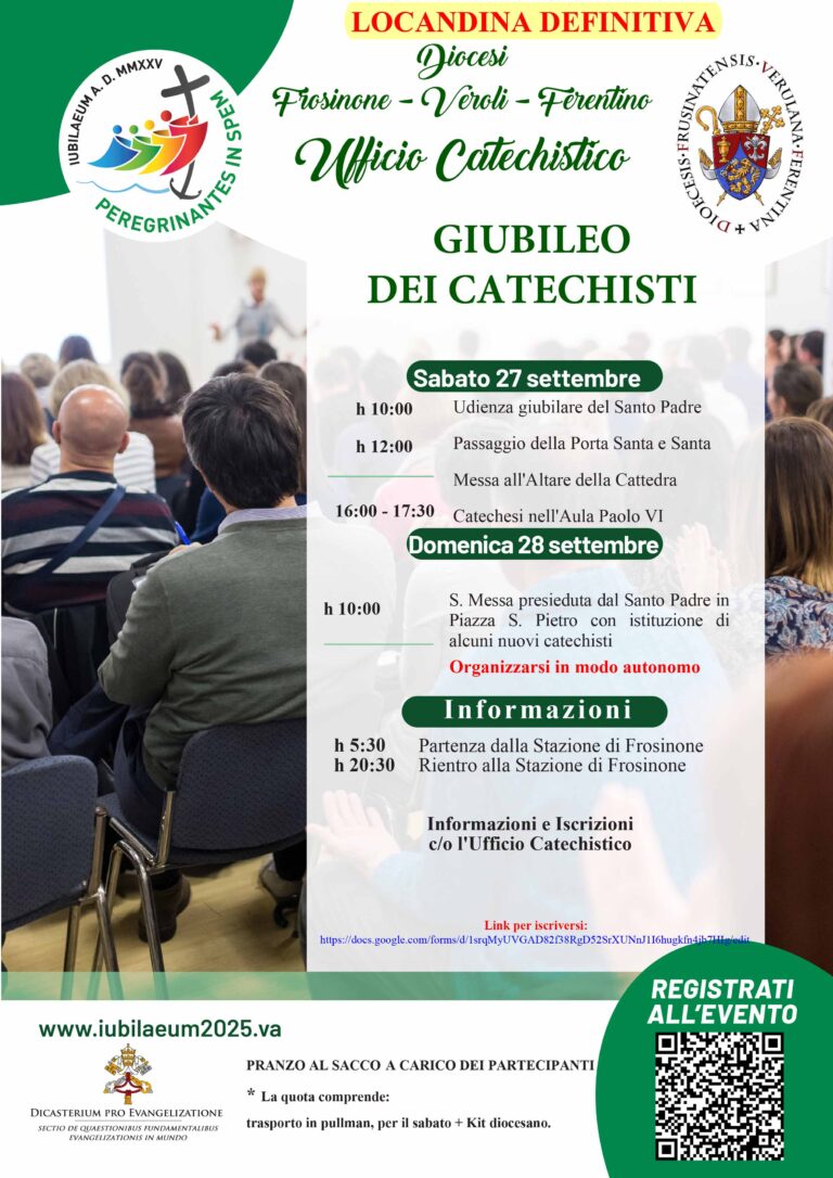 Locandina Giubileo Catechisti definitiva finale sito